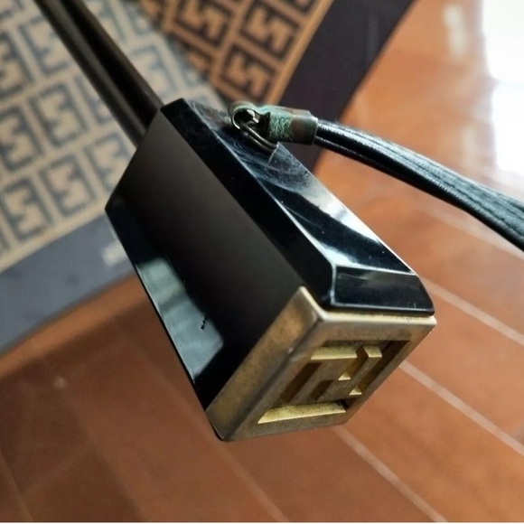 Fendi Brown Monogram Umbrella - Picture 5 of 6